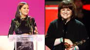 Selena Gomez, em evento da "Rare Beauty" e Linda Ronstadt, em premiação - Vince Bucci/Monica Schipper/Getty Images