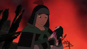 Cena da animação "Mulan" (1998) - Reprodução/Disney