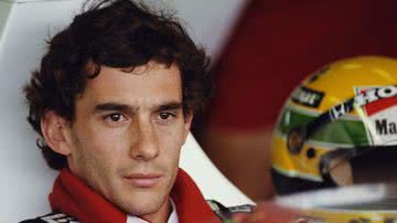 Ayrton Senna, durante os treinos para o Grande Prêmio da Hungria, em 12 de agosto de 1989 - Pascal Rondeau/Getty Images