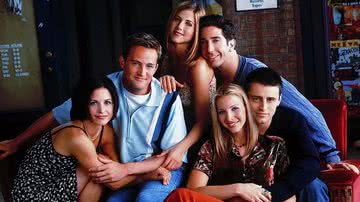 Pôster de divulgação da série 'Friends', destacando os protagonistas - Divulgação/Warner Bros. Pictures
