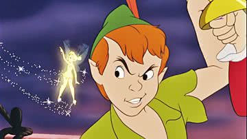 Peter Pan na sua versão original de 1953 - Divulgação/Disney