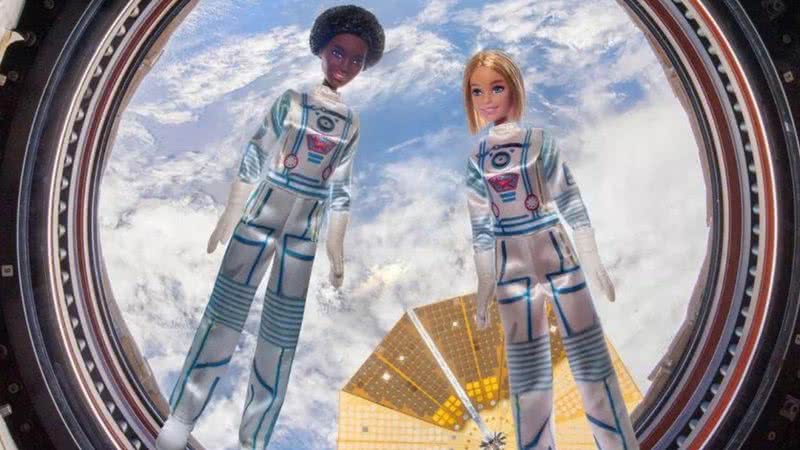 Bonecas Barbie da linha Space Discovery no espaço - Divulgação/ Mattel