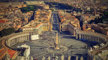 Imagem aérea do Vaticano - Pixabay
