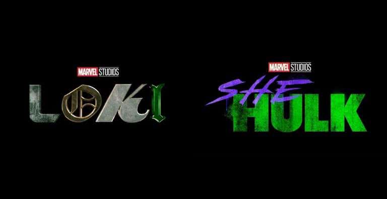 Logos das séries Loki e She-Hulk - Divulgação/Marvel