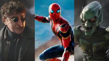 Homem-Aranha e os dois de seus principais vilões, Doutor Octopus e Duende Verde - Divulgação/Sony Pictures/Marvel Studios/Columbia Pictures