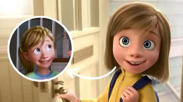 Riley em "Divertida Mente" e "Divertida Mente 2" - Reprodução/ Disney/ Pixar