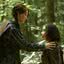 Katniss Everdeen e Rue em 'Jogos Vorazes' (2010)