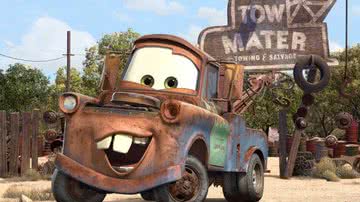 Mate, personagem da franquia "Carros" - Reprodução/ Pixar