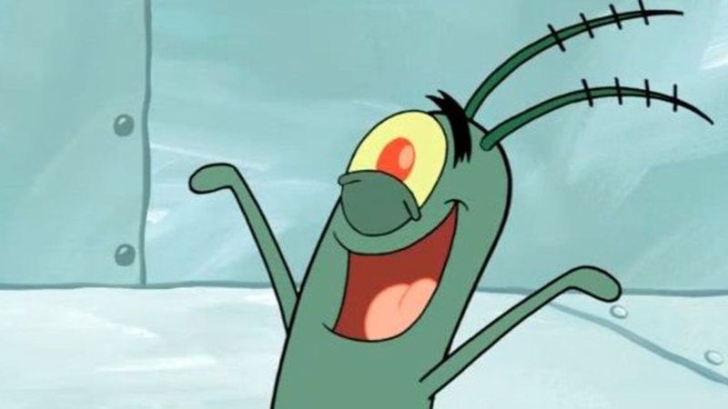 Plankton, personagem de 'Bob Esponja' - Reprodução/ Nickelodeon