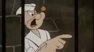 Imagem do personagem Popeye no episódio 'Quem É Quem' - Reprodução/YouTube/Desenhos Animados