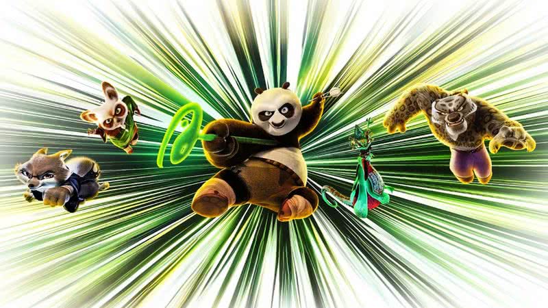 Imagem promocional de 'Kung Fu Panda 4' (2024) - Divulgação/Universal Pictures