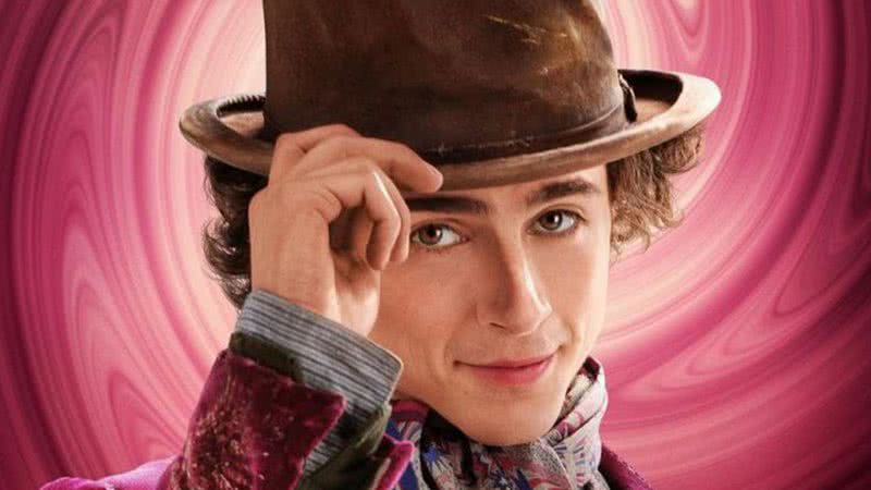 Pôster do filme "Wonka", com Timothée Chalamet - Divulgação/Warner Bros. Pictures