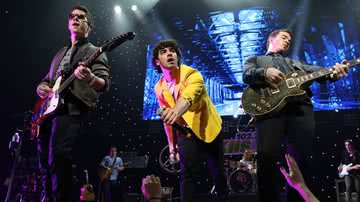 Jonas Brothers durante o KIIS FM's Jingle Ball 2012 - Christopher Polk/Getty Images