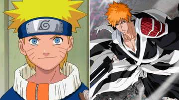 Cenas dos animes 'Naruto' e 'Bleach' - Reprodução/Pierrot
