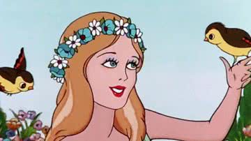 Perséfone em cena de 'A Deusa da Primavera' - Reprodução/Disney