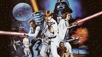 Pôster do filme "Star Wars IV - Uma Nova Esperança" - Reprodução/Lucasfilm