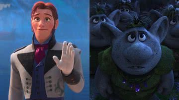 Princípe Hans e os Trolls de "Frozen — Uma Aventura Congelante" - Reprodução/Disney