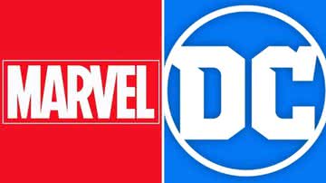 Logos da Marvel Comics e DC Comics - Divulgação/DC Comics/Marvel Comics
