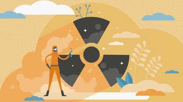 Átomos instáveis emitem radiação para se tornarem mais estáveis - Shutterstock