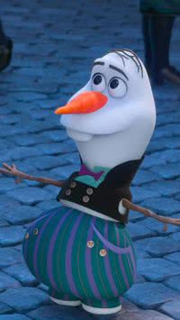Qual é a altura de Olaf?