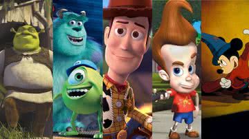 Animações da Nickelodeon, Disney, Pixar e Dreamworks - Reprodução/ Nickelodeon Movies/Disney/Pixar/Dreamworks