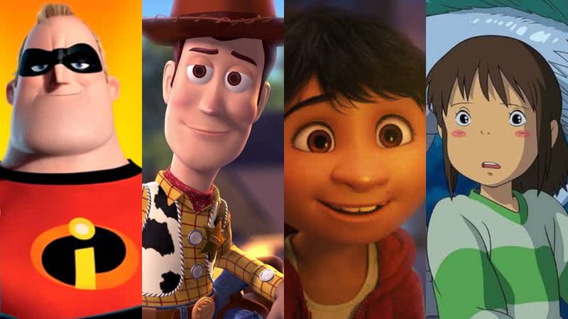 Animações vencedoras do Oscar - Reprodução/ Pixar/ Studio Ghibli