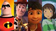 Animações vencedoras do Oscar - Reprodução/ Pixar/ Studio Ghibli