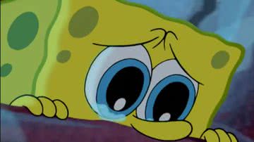 Bob Esponja chorando - Reprodução/Nickelodeon