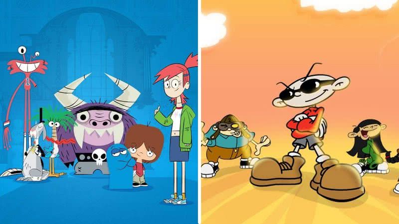 Imagens promocionais das séries Mansão Foster para Amigos Imaginários e KND: A Turma do Bairro - Divulgação/Cartoon Network