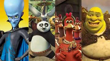 Imagens das animações da DreamWorks - Reprodução/ DreamWorks