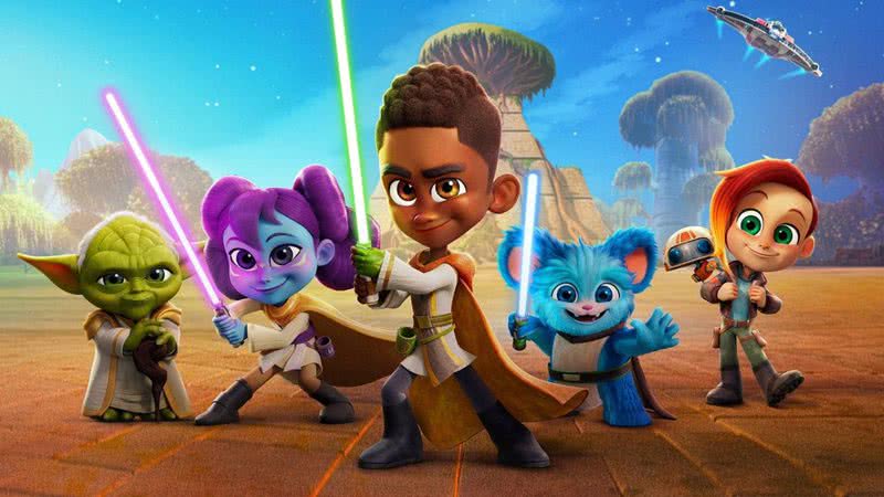 Imagem promocional de 'Star Wars: Aventuras dos Jovens Jedi' - Divulgação/Disney+