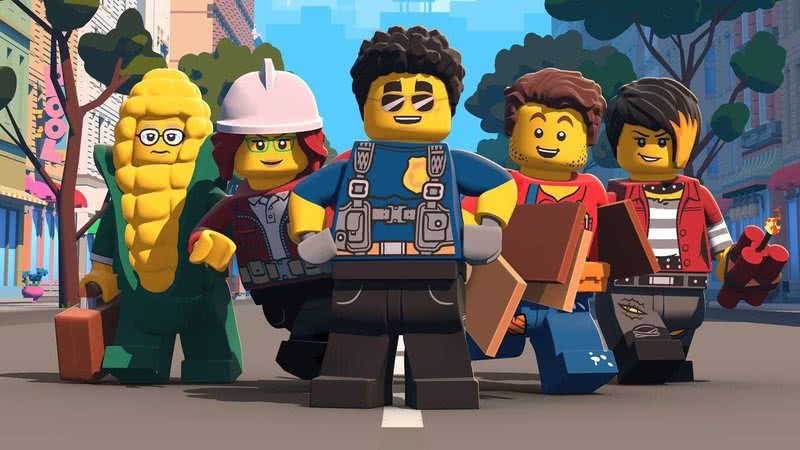 Imagem promocional da animação LEGO City Adventures - Divulgação/ HBO Max