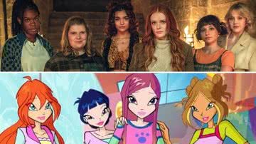 Personagens de 'Fate: A Saga Winx' e da animação 'O Clube das Winx' - Reprodução/ Netflix/ Rainbow S.r.l.