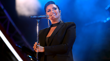 Demi Lovato em evento - Getty Images