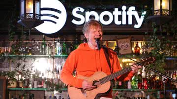 Ed Sheeran, artista que com '=' conquistou a quarta posição no ranking de álbum mais escutado em 2022 no Spotify - Getty Images