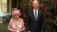 Rainha Elizabeth II e o presidente dos Estados Unidos Joe Biden - Getty Images
