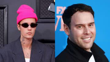 Justin Bieber e Scooter Braun - Getty Images