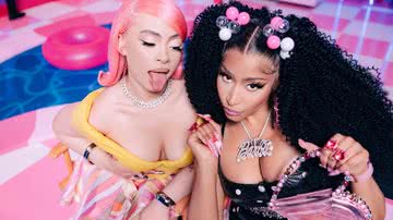 Ice Spice e Nicki Minaj em foto promocional do single 'Barbie World' - Divulgação/ Warner Bros. Music
