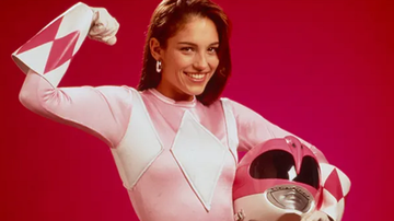 Amy Jo Johnson como a Ranger Rosa na primeira geração de Power Rangers - Divulgação/ Saban Entertainment