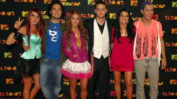 RBD no tapete vermelhod do Los Premios MTV Latin America 2007 - Getty Images/Gustavo Caballero