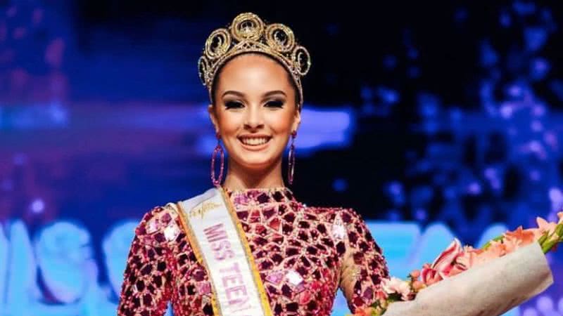 Sandra Luiza Lima Caetano, vencedora do Miss Teen Charm International 2022 - Divulgação