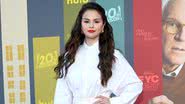 Selena Gomez no tapete vermelho de 'Only Murders In The Building' - Phillip Faraone/Getty Images