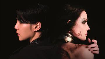 Imagem promocional de Suga e Halsey para "Lilith", trilha de 'Diablo IV' - Divulgação
