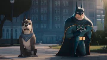 Batman e Ás no trailer de DC Liga dos Superpets - Divulgação/Youtube/Warner Bros. Pictures