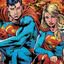 Superman e Supergirl para os quadrinhos da DC Comics