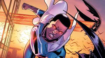 Superman Negro em ilustração da HQ 'Earth 2: Society (2015-) #20' - Reprodução/ DC Comics