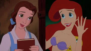 Cenas de ‘A Bela e a Fera’ e ‘A Pequena Sereia’ - Reprodução/ Disney
