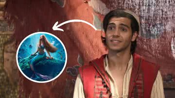 Imagem promocional de 'A Pequena Sereia' e cena de 'Aladdin' - Reprodução / Disney