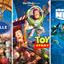 Imagens promocionais dos filmes Ratatouille (2007), Toy Story (1995) e Procurando Nemo (2003)