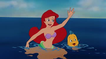 Ariel em cena do filme 'A Pequena Sereia' - Reprodução/Disney
